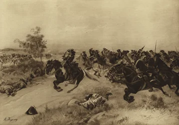 Schlacht von Blenheim, 1704 (Gravur)