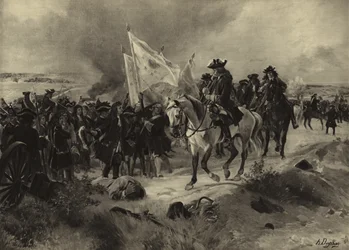 Schlacht bei Ramillies, 1706 (Gravur)