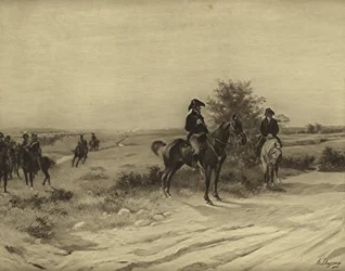 Schlacht von Waterloo, 1815 (Gravur)