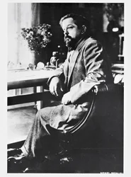 Porträt des französischen Komponisten und Pianisten Claude Debussy (Saint-Germain-en-Laye)
