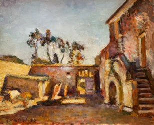 Hof der Mühle in Ajaccio