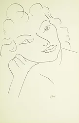 Kopf einer jungen Frau