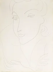 Kopf einer jungen Frau