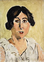 Kopf mit geschwärzten Augen (Lorette, ca. 1917)