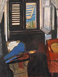 Interieur mit einer Violine