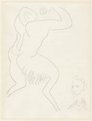 Der Nachmittag eines Fauns: Der Faun IV, Platte achtzehn aus Poesies de Mallarmé
