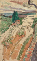 Landschaft, St. Tropez, um 1904
