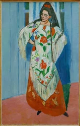 Madame Matisse mit einem Manila-Schal
