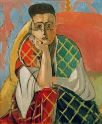 Mademoiselle H.D. Frau mit Schleier