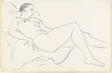 Liegender weiblicher Akt