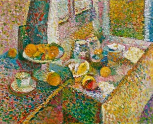 Stillleben (Anrichte und Tisch)
