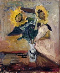 Sonnenblumen in einer Vase