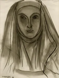 Die Nonne (Studie für Portugiesische Briefe)