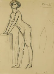 Stehendes junges Mädchen, um 1908-10