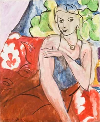 Sitzendes junges Mädchen (La Biche)