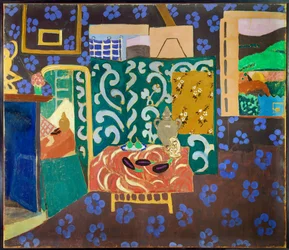 Interieur mit Auberginen 1911
