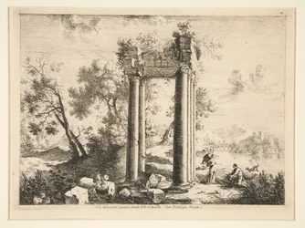 Landschaft mit Tobias und dem Engel