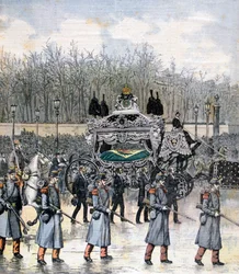 Beerdigung des Kaisers von Brasilien, 1891