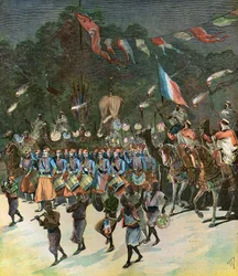 Einweihung zur Eröffnung des Hafens von Tunis