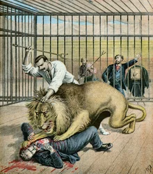 Leon Eysette möchte fotografiert werden, 1895 (Illustration)