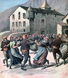 Die Farandole, Andorra, 1891
