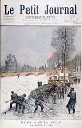 Die gefrorene Seine, Winter, Paris, 1895