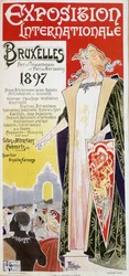 Plakat der Internationalen Ausstellung in Brüssel 1897