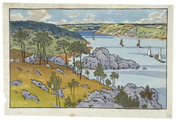 Mündung des Trieux bei Loguivy