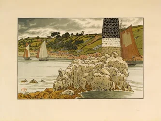 Die Boje auf dem Trieux