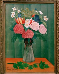 Blumenstrauß mit Efeuzweig