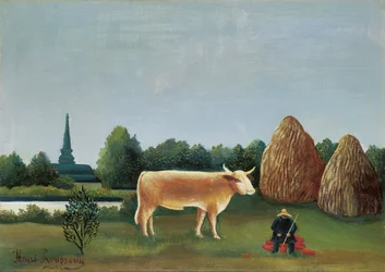 Szene in Bagneux am Stadtrand von Paris
