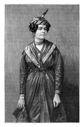 Eine kreolische Frau aus Martinique, um 1890