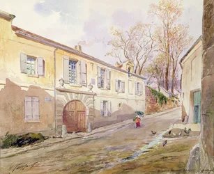 Das Haus von Armande Béjart (1642-1700) in Meudon, um 1906