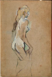Nacktes Mädchen
