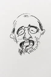 Henri Toulouse-Lautrec. Selbstporträt.