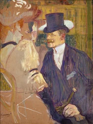 Der Engländer (William Tom Warrener, 1861-1934) im Moulin Rouge
