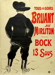 Bruant im Mirliton