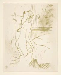 Studie einer Frau