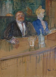 Im Café: Der Patron und die bleichsüchtige Kassiererin