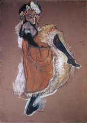 Jane Avril tanzend