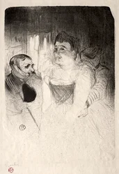 Judic in der Loge, 1894