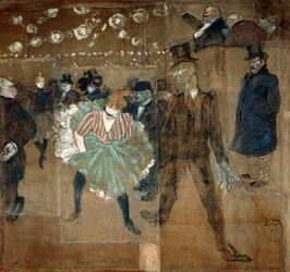 La Goulue und Valentin le désossé, 1895