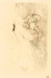 Lender und Auguez in La chanson de fortunio Lender et Auguez dans La chanson..., 1895