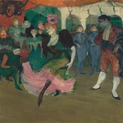 Marcelle Lender tanzt den Bolero in Chilpéric, 1895-1896