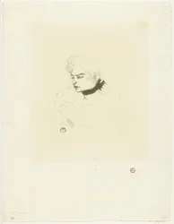 Porträt von Mademoiselle Pois Vert