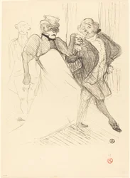 Réjane und Galipaux in "Madame Sans-Gêne"