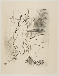 Studie einer Frau