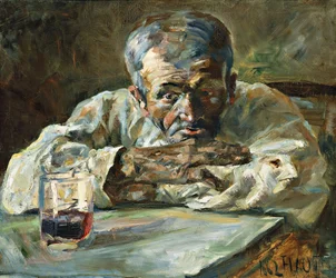 Der Alkoholiker, Vater Mathias; Im Laden, Château du Bosc: Der Trinker, Vater Mathias, 1882