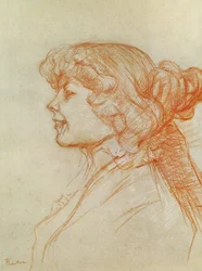 Das englische Mädchen im Star in Le Havre, 1899