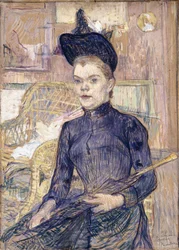 Die Frau mit dem schwarzen Hut, Taube Berthe